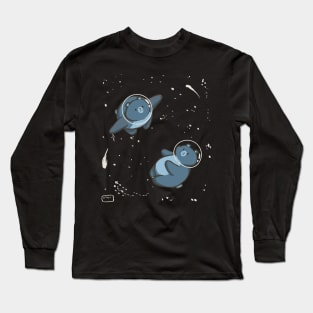 cute space bears Long Sleeve T-Shirt